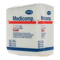 Medicompresión 7,5X7,5 100 Gasas